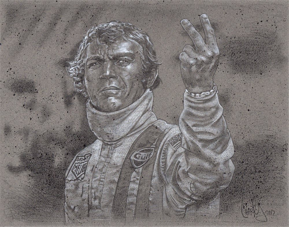 Steve McQueen, Le Mans, Artwork© Jeff Lafferty Steve McQueen, Le Mans, Artwork© Jeff Lafferty