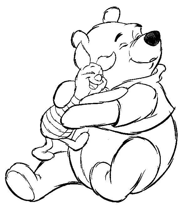 Imagenes De Winnie Pooh De Amor Para Colorear Imagui