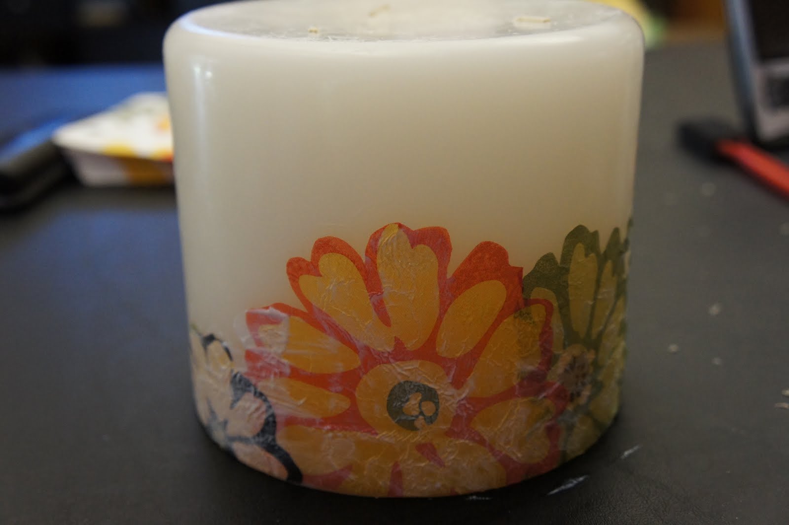 Crazy Girl Decoupage A Candle A Tutorial