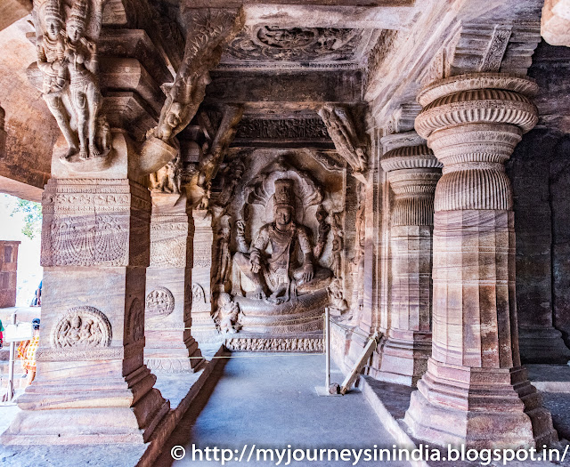 Badami Cave Temple Lord Vishnu