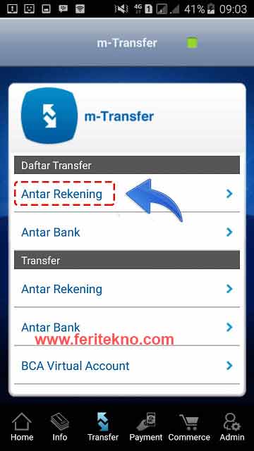 Cara transfer sesama bca lewat m banking bca