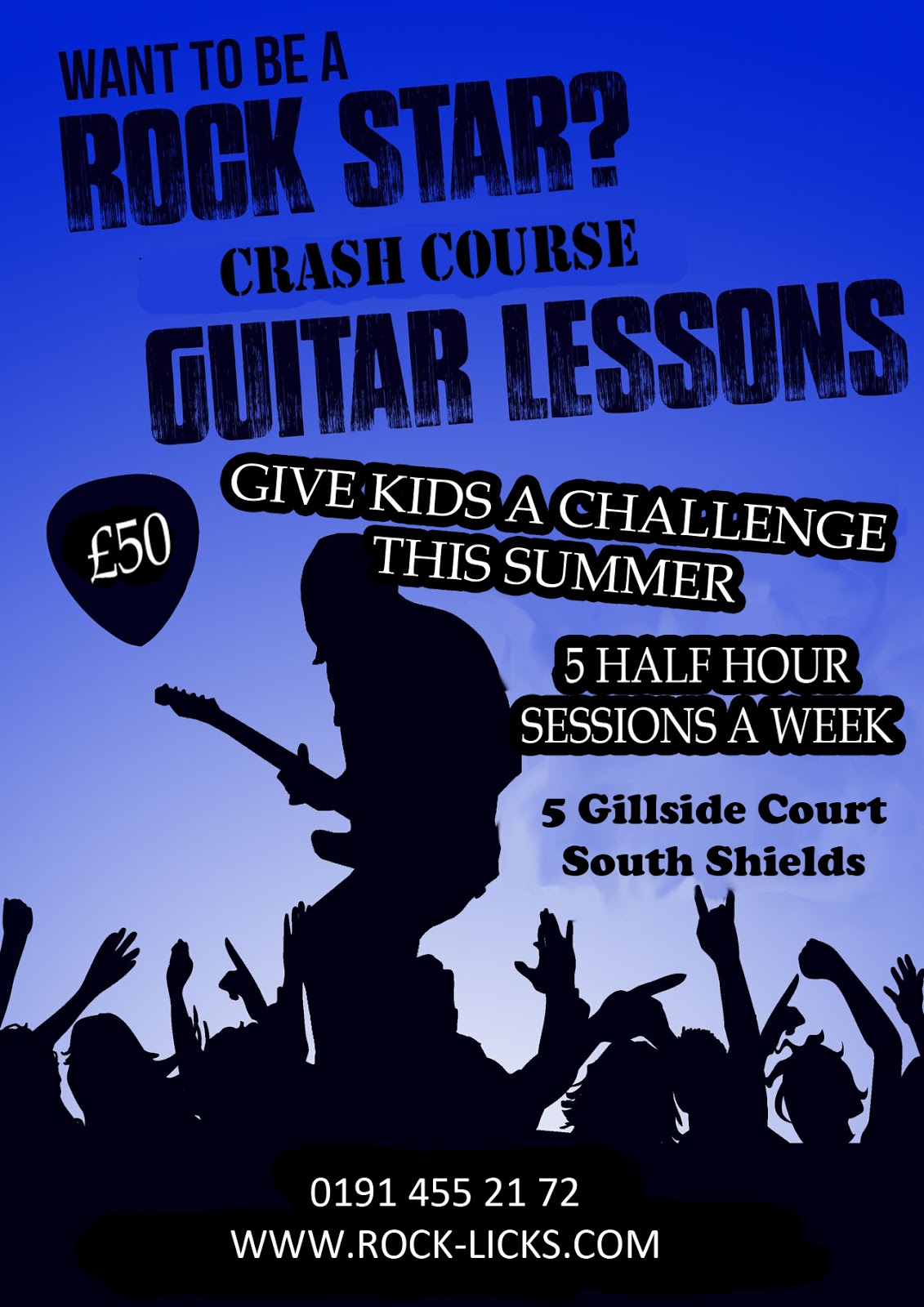 South Shields Guitar Lessons SUMMER SPECIAL Crash Course Guitar