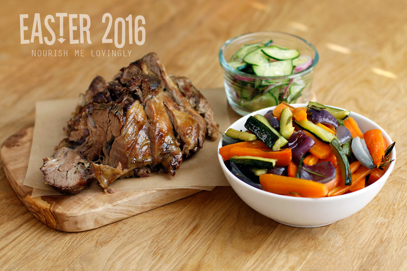 Nourish me lovingly Easter 2016 Lamb shoulder roast (GAPS, AIP)