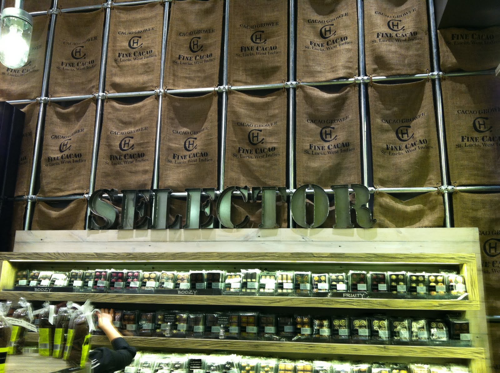 Lower Road Signs Hotel Chocolat , Westfield Stratford