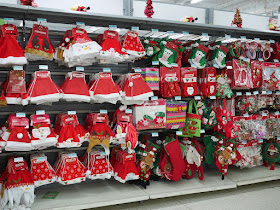 Christmas items for sale at a Walmart in Zhongshan, China