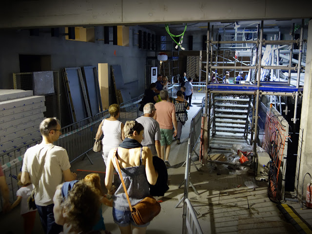 Et l'on découvre les nouveaux espaces de la future station Saint-Germain !