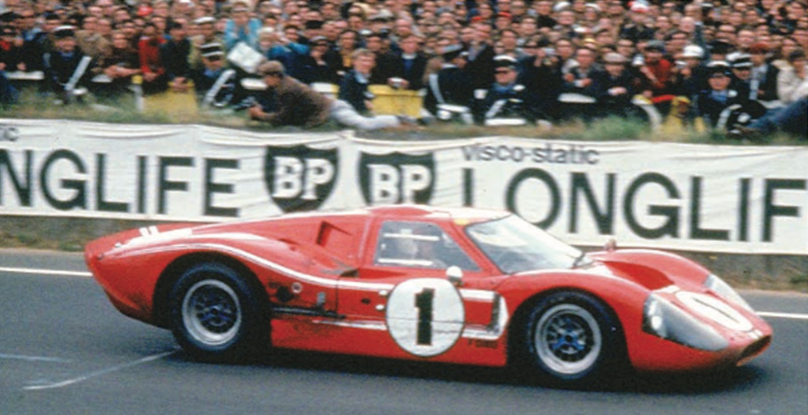 GT40 Le Mans 1967 Winner All American Victory Signed Dan Gurney Watts LTD Print 