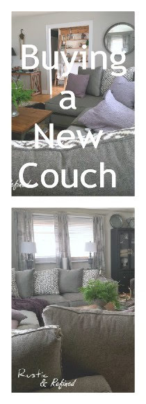 Tips and tricks to buying a new couch for your living room. #livingroom #couch #shopping #decor