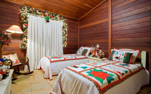Decorar Dormitorios para Navidad Bedroom Christmas by artesydisenos.blogspot.com