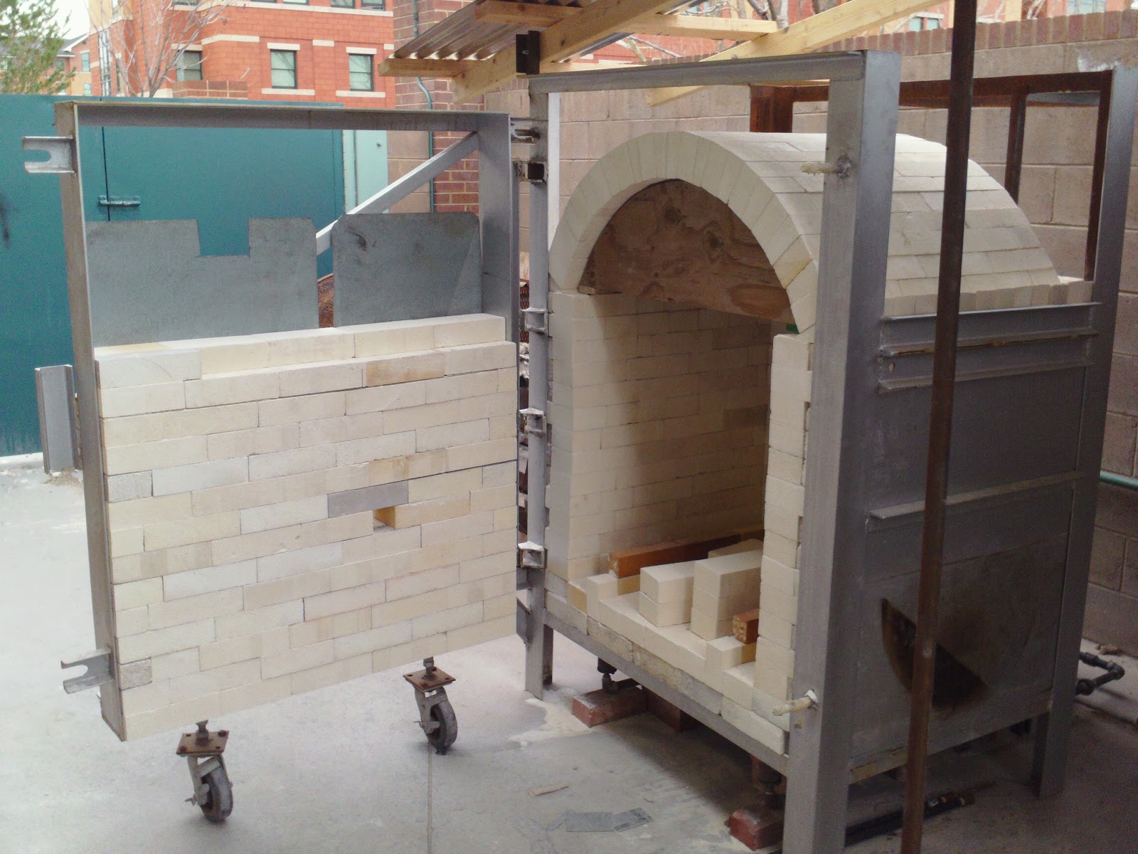 CMU 442 Kiln Construction Jake Allee Down Draft Gas Kilns