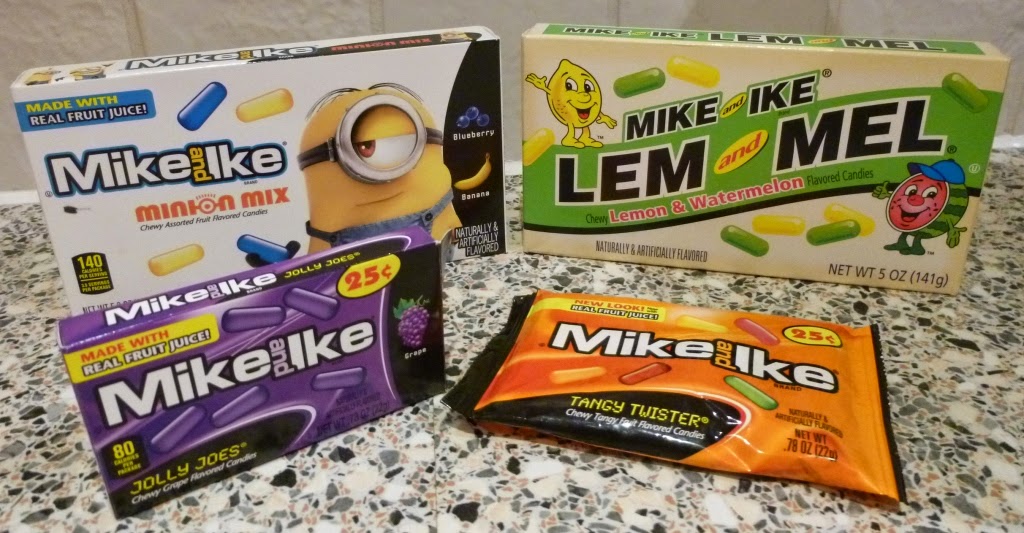 The Mike and Ike sweets Minion Mix, Jolly Joes, Tangy Twister and Lem and Mel are all gluten free