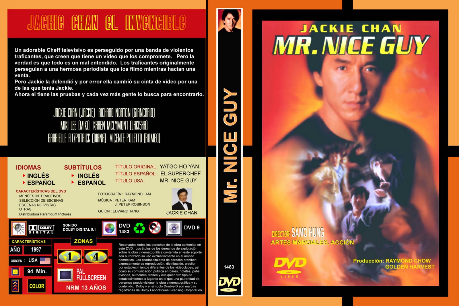 Peliculas DVD: Mr. Nice Guy, Dvdfull latino. 