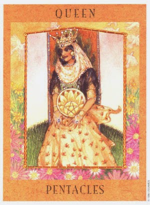 Tarot de las Diosas: Reina de Oros
