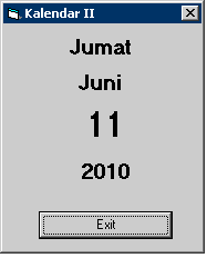 Membuat Kalender menggunakan Microsoft Visual Basic 6.0 ~ Teknologi ...