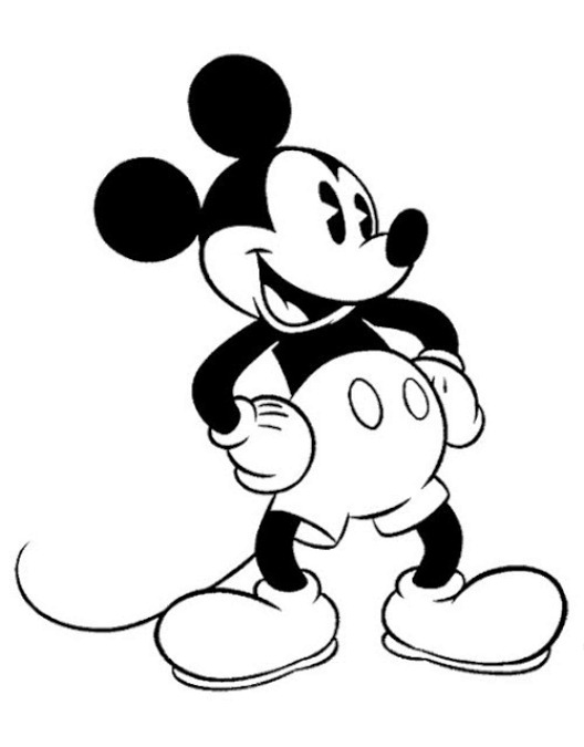 20 Sketsa Mewarnai Gambar Kartun Mickey Mouse Lucu 20164 Kolase