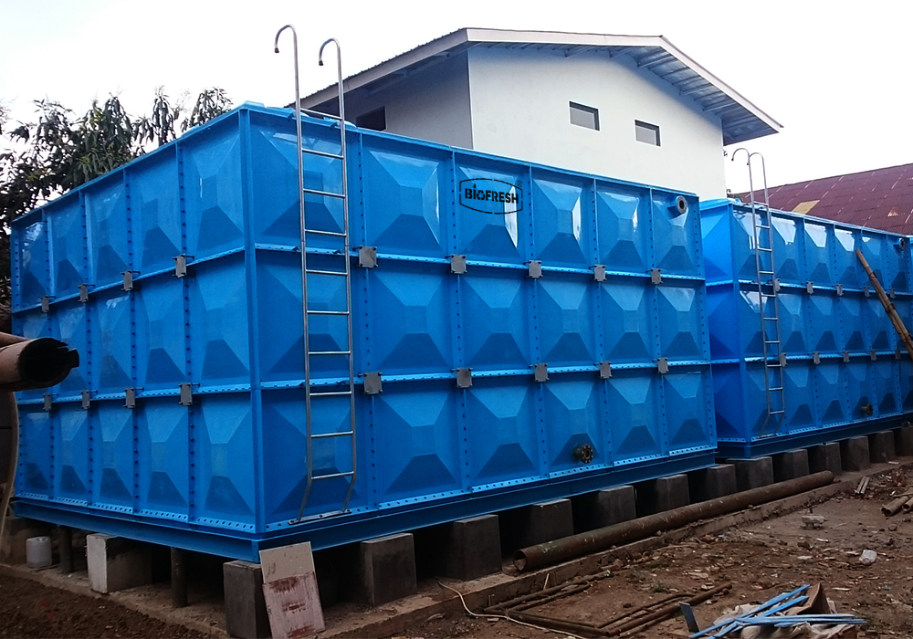 Roof Tank Fiberglass Biofresh (Panel Tank FRP) / Tangki Air Panel