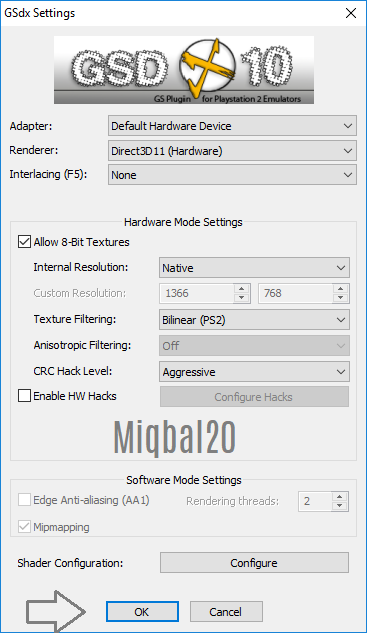 Cara Ampuh Setting PCSX2 1.4.0 di Low PC - miqbal20