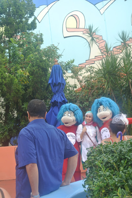 Our Adventure at Universal's Islands of Adventure Thing 1 and Thing 2, The Cat in the Hat