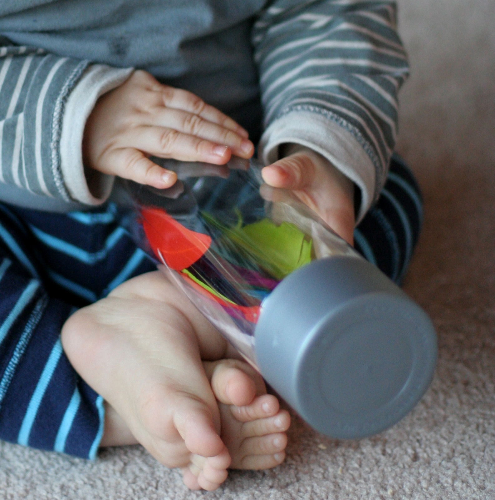 Sensory Discovery Bottles for Baby/Infant or Toddler