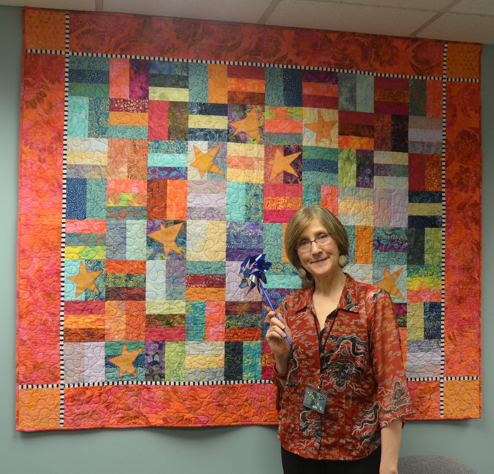 Pine Needle Quilt Shop Quilters from The Pine Needle visit CARES Northwest