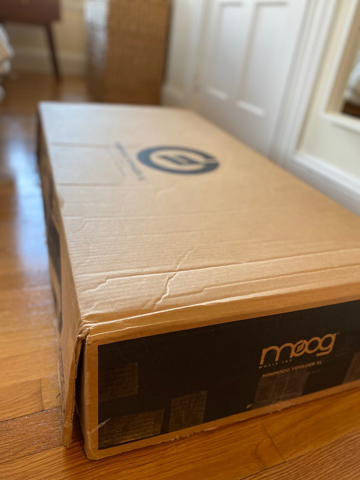 MATRIXSYNTH: Moog MiniMoog Voyager XL w/ Original Box, Pedal & Patch Cables