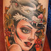 Wolflady tattoo