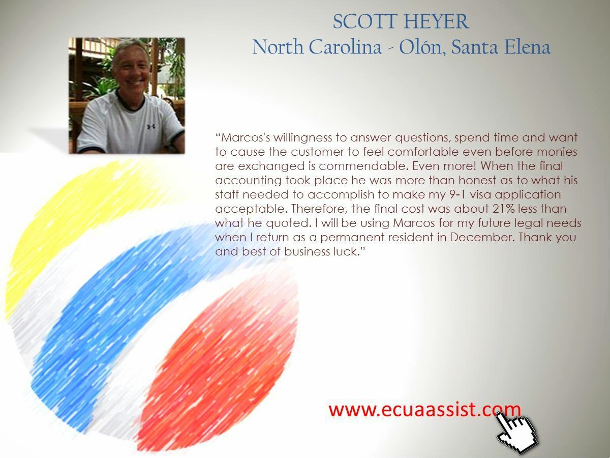 Testimonial Scott Heyer, North Carolina - Olón, Santa Elena