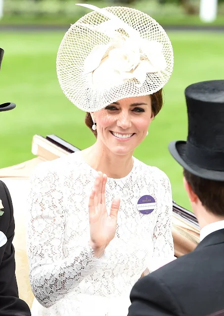Duchess Catherine and Prince William at Royal Ascot 2016
