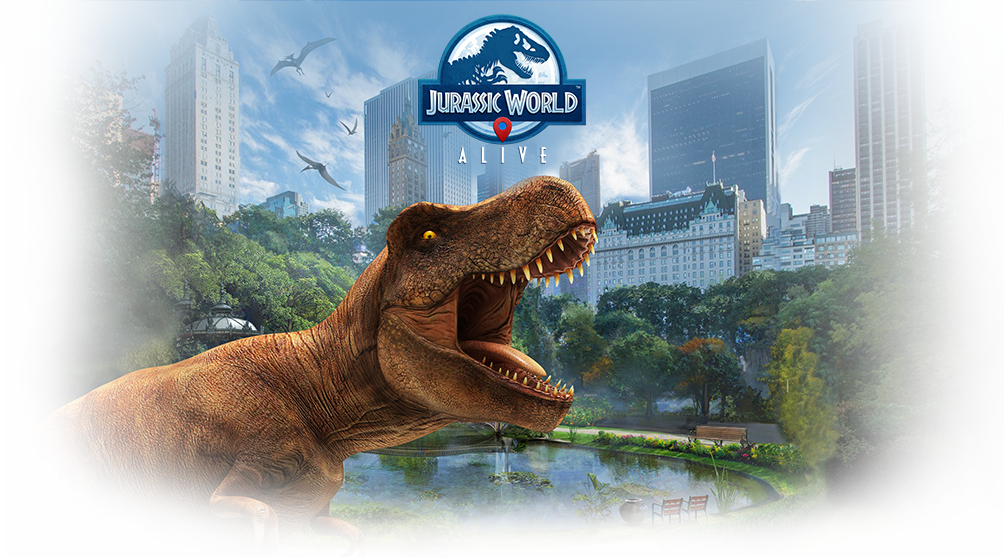 T-Rex Azul  Jurassic World Evolution Jogo de Dinossauro 