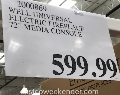Deal for the Well Universal Electric Fireplace and Media Console at Costco