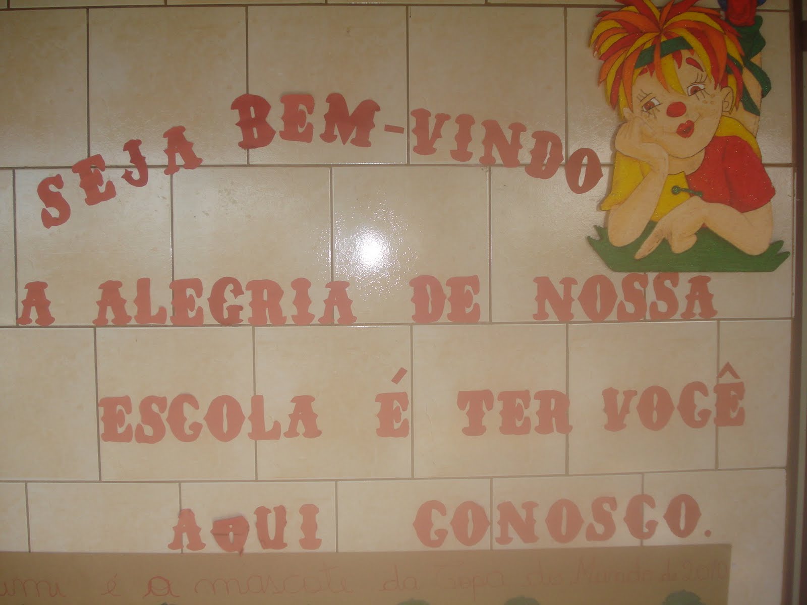 ESSA MINHA ESCOLA Mural Da Entada Da Escola