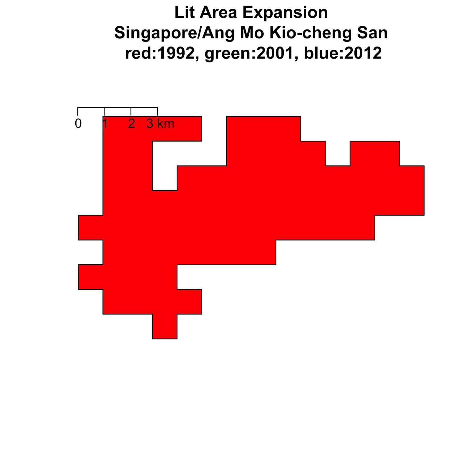 ASEANSTATS Lighted Area Expansion in Singapore/Ang Mo Kiocheng San