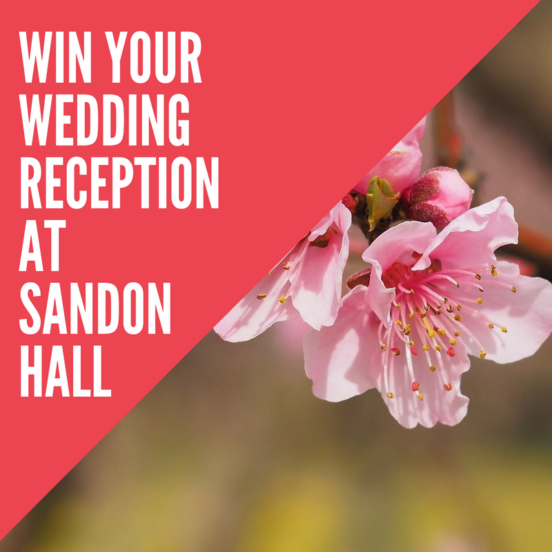 Win Your Wedding Reception At Sandon Hall