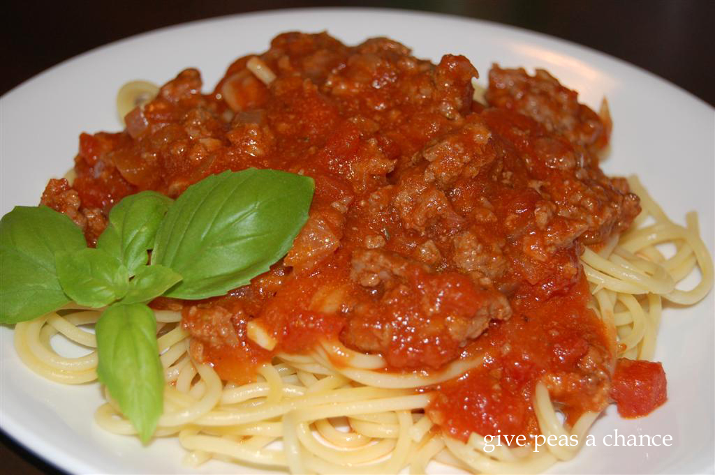 Give Peas a Chance Our Favorite Spaghetti Sauce