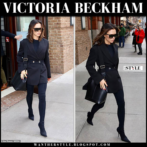 victoria beckham black boots