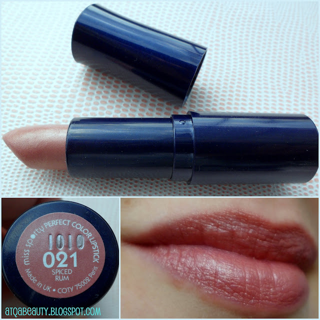 Miss Sporty, Perfect Color Lipstick, 021 Spiced Rum