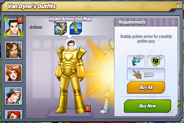 Marvel Avengers Academy Legends Assemble Character Outfit Hydro