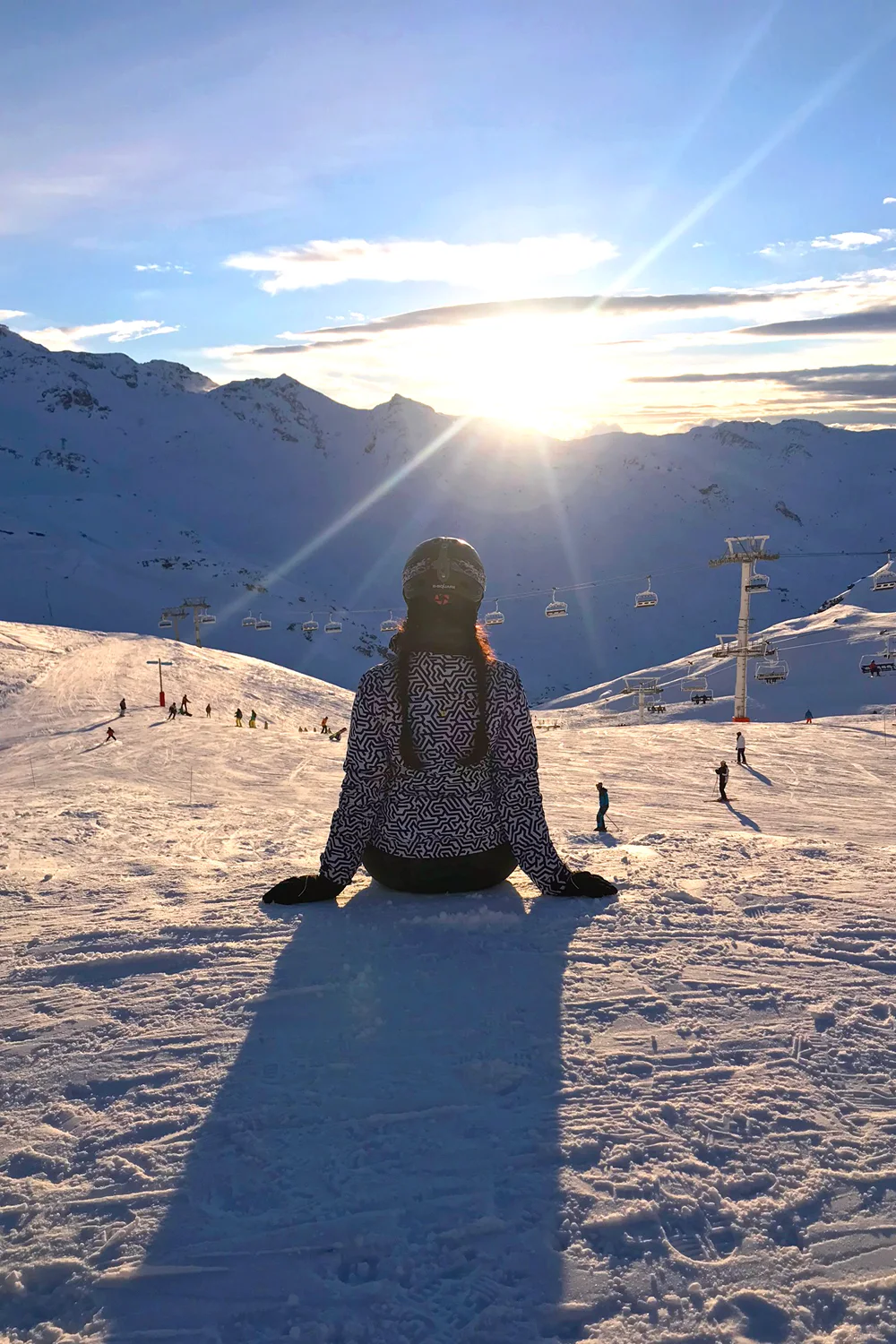 Emma Louise Layla, skiing in Les Trois Vallees, France - travel & lifestyle blog
