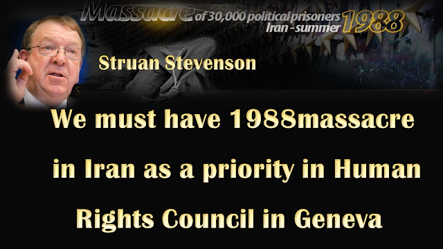 Struan Stevenson: U.N. must investigate 1988 massacre in Iran