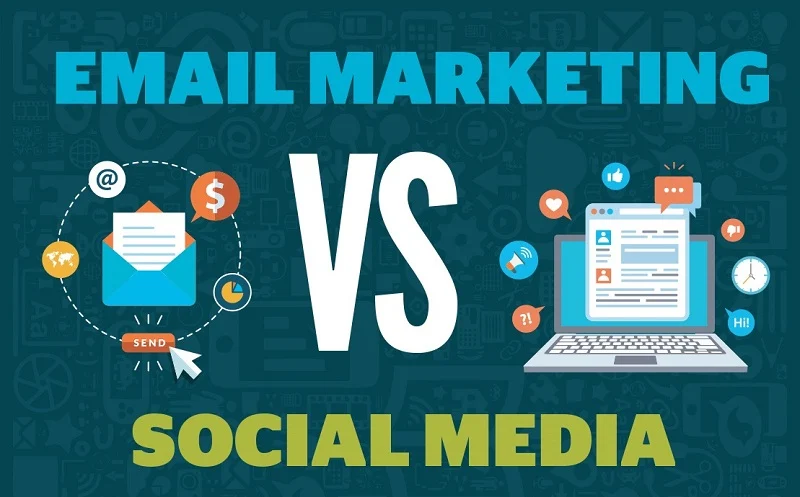 #SocialMedia Vs Email Marketing - #Infographic