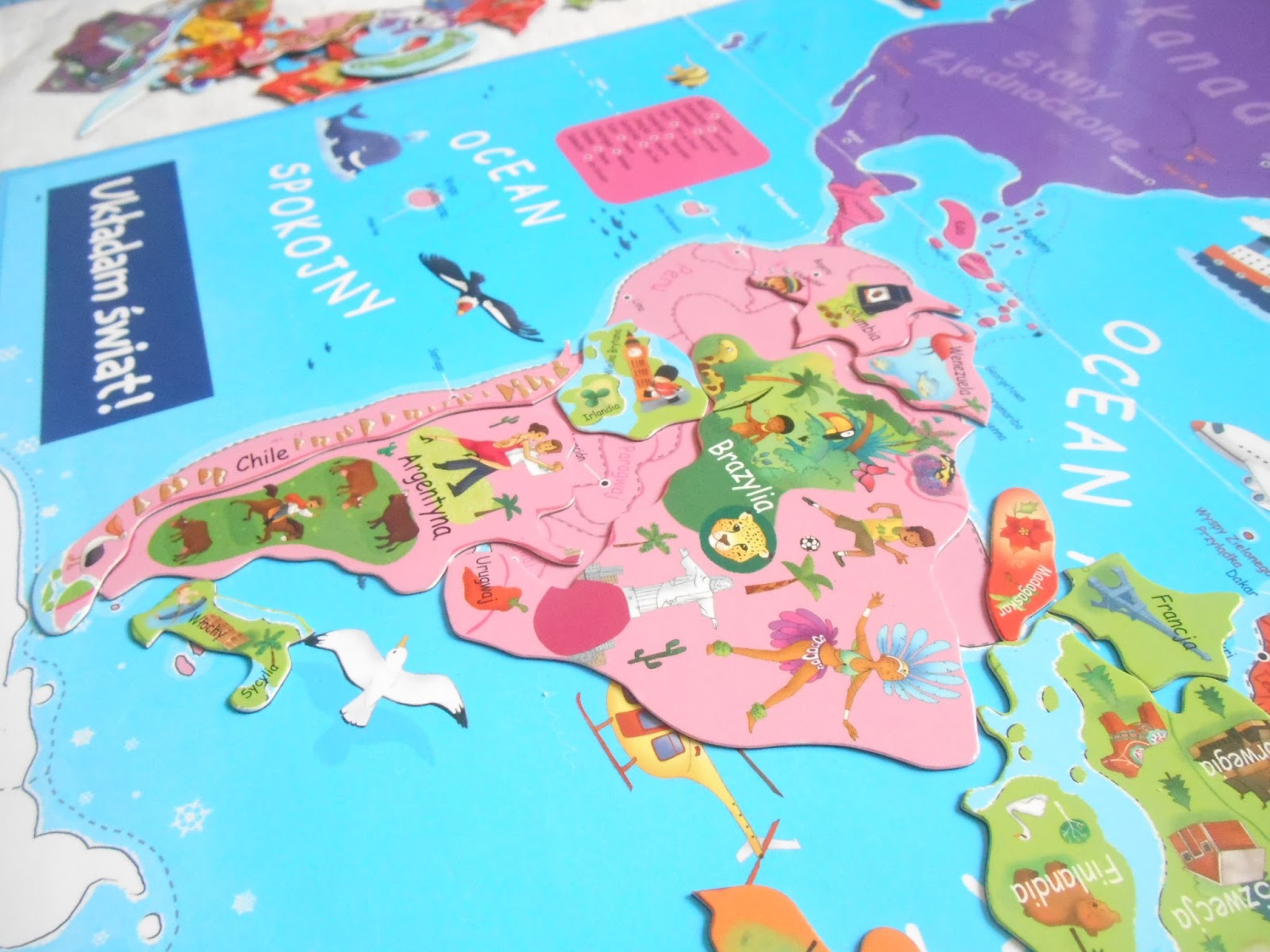 SzaroKolorowa: Magnetyczny Atlas Świata