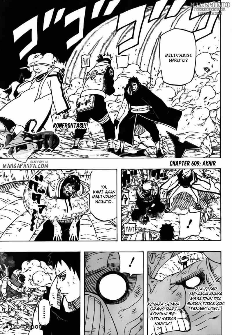 komik naruto 609 page 1