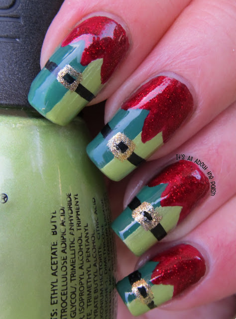 It's all about the polish: Aussie Nails 2013 Holiday Challenge - Santa ...