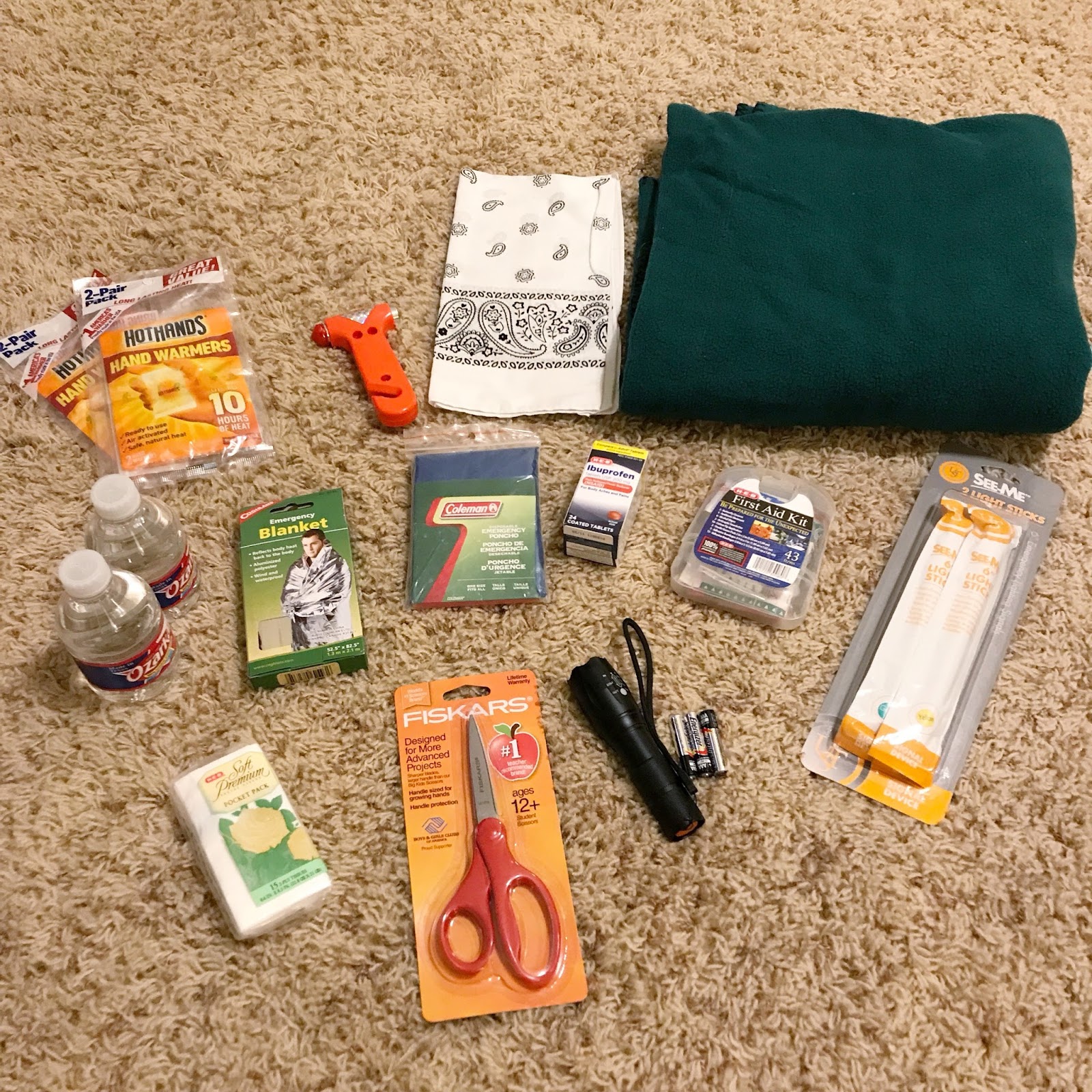 Texas Decor Emergency Car Kits