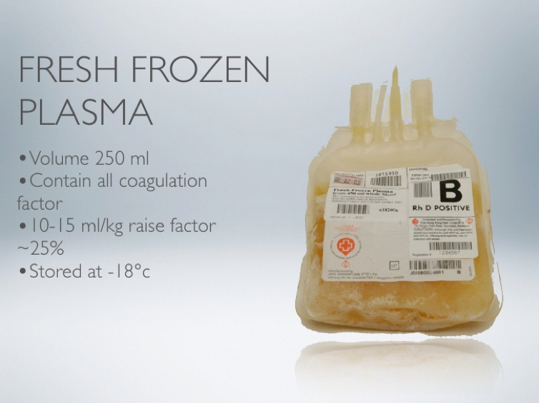 بسم الله الرحمن الرحيم 7420 Fresh Frozen Plasma