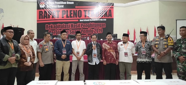 Rekapitulasi KPU Sulbar Rampung, Jokowi Ungguli Prabowo