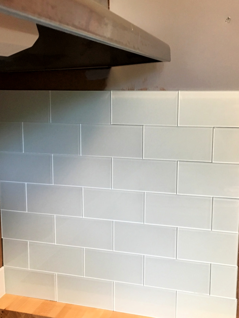 Real Girl's Realm Tips on Installing Peel and Stick Glass Tile