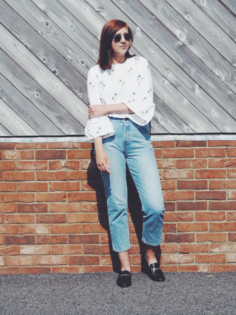 fbloggers, fashionbloggers, ootd, outfitoftheday, lotd, lookoftheday, wiw, whatimwearing, asseenonme, asos, floralshirt, blackloafers, primarksunglasses, springfashion, summerfashion