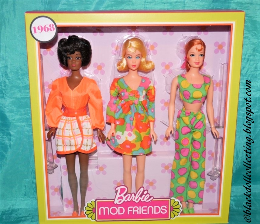 barbie mod friends gift set