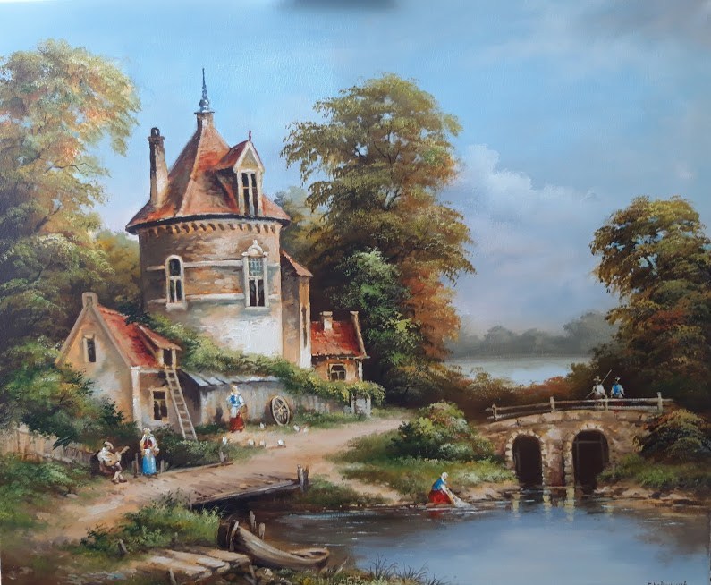 Голландия пейзаж Голландия пейзаж